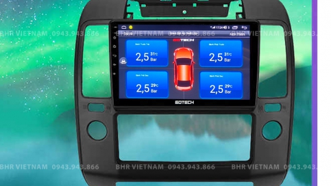 Màn hình DVD Android xe Nissan Navara 2010 - 2015 | Gotech GT8 